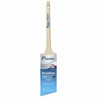 Brooklyn Thin Angle Sash Paint Brush, Poly, 2 In.