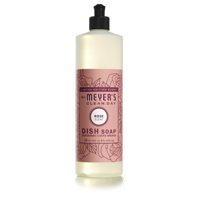 Liquid Dish Soap, Rose, 16 oz.