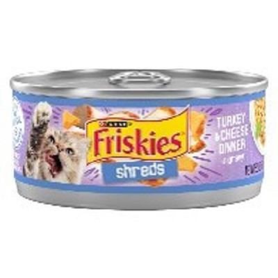 Cat Food, Shredded Turkey & Cheese, 5.5 oz.