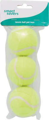 SS 3PK Tennis Dog Toy