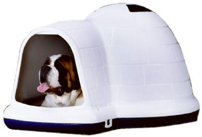 Indigo Extra-Large Dog House With MicroBan