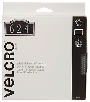 Extreme Industrial-Strength Titanium Fastening Strips, 6 x 4 In., 3-Ct.