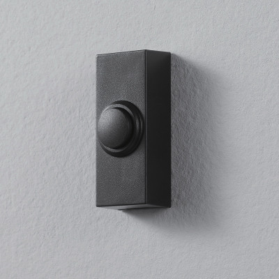 Wireless Push Button Doorbell, Black