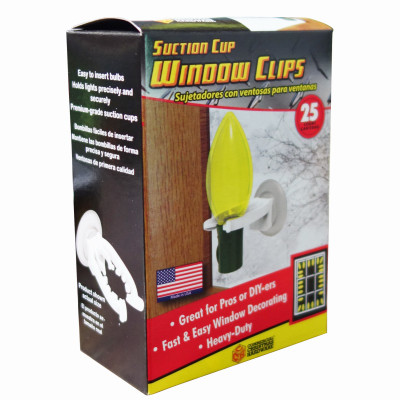 Window Decorating Clip, Suction Cup (12 pieces)