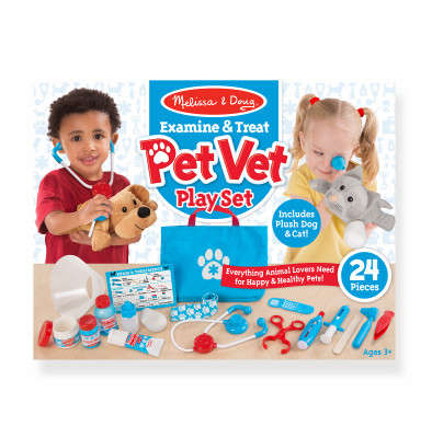 24-Pc.Play Veterinarian Set