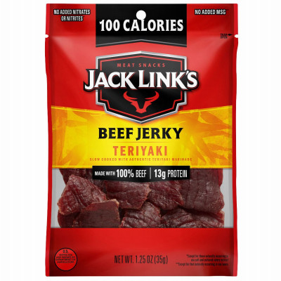 Beef Jerky, Teriyaki, 1.25-oz. (10 pieces)
