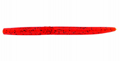 Senko Worm Fishing Lure, Orange/Black, 5 In., 10-Pk.
