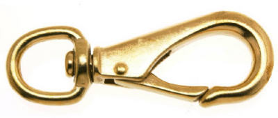 Bronze Swivel Round Eye Quick Snap, 3/4 In.