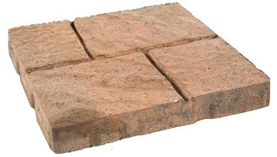 Cobblestone, Multi-color, 16 In. Square (78 pieces)