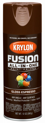 Fusion All-In-One Spray Paint + Primer, Gloss Espresso, 12-oz.