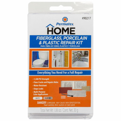 Home Fiberglass, Porcelain & Plastic Repair Kit