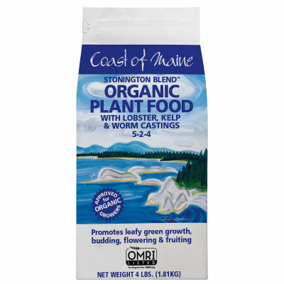 Stonington Lobster & Kelp Plant Food, Granular, 5-2-4 Formula, 4 Lbs.