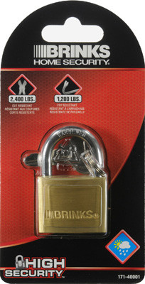1-9/16-Inch Solid-Brass Pin Tumbler Padlock (4 pieces)