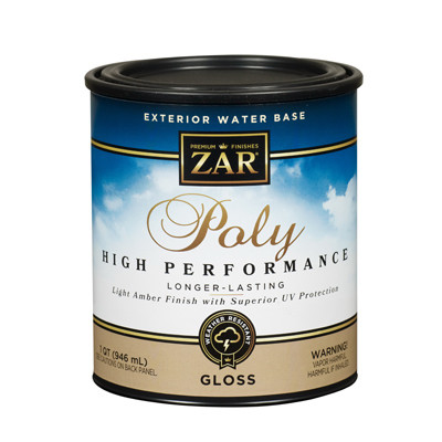 Exterior Polyurethane High Performance, Water-Based, Gloss, Qt.