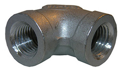 Stainless Steel 90-Degree Pipe Elbow, 1/4 In.