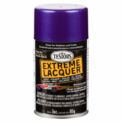 One-Coat Lacquer Craft Spray Paint, Purple-Licious Gloss, 3-oz. (3 pieces)