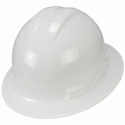 Full Brim Hard Hat, White