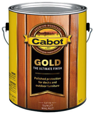 Gold Ultimate Wood Finish, Sunlit Walnut, 1-Gallon (4 pieces)