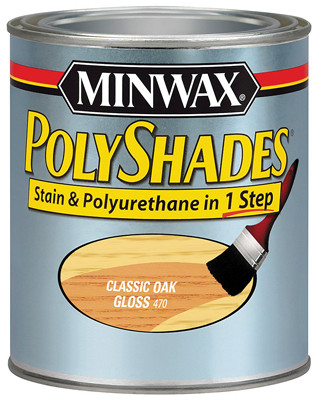 Polyshades Wood Finish, Gloss Classic Oak, 1/2 Pt.