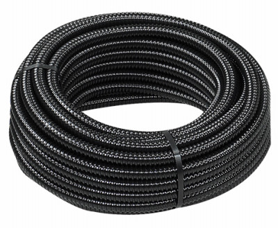 Reinforced Pond Tubing, Black, 3/4 In. x 20 Ft.