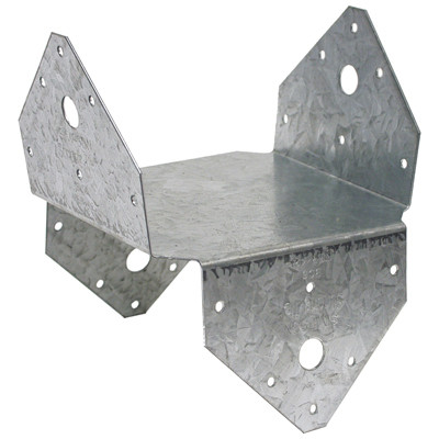 Post & Column Base, Zmax, 18 Gauge Steel , 6 x 6 In.