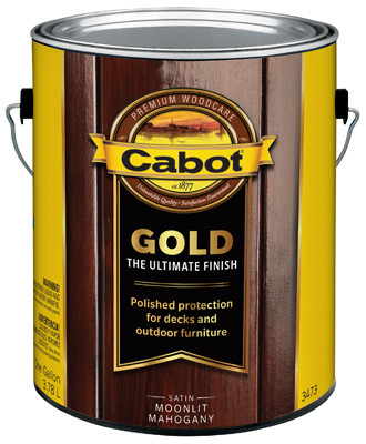 Gold Ultimate Exterior Wood Finish, Moonlit Mahogany, 1-Gallon (4 pieces)
