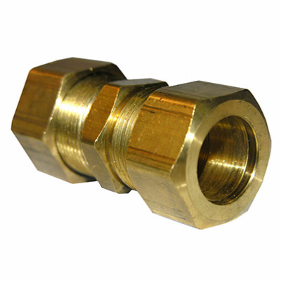 Union, Compression, Brass, 3/8 In.