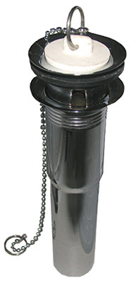 Lavatory Drain Tailpiece, Chrome, 1-1/4 x 5 In.