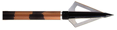 Archery Target Point, Grizzly 3-Blade Broadhead, 125 Grain, 1-3/16-In., 3-Ct.