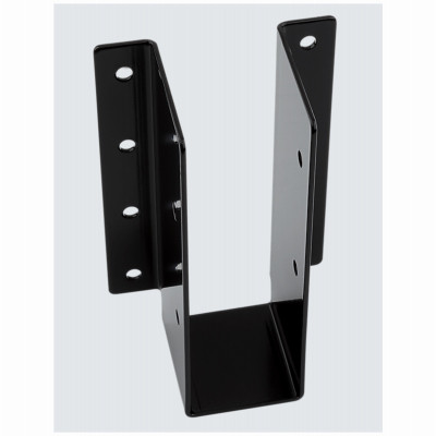 Decorative Joist Hanger, Black, 3-3/16 x 5-1/8 x 2 In.