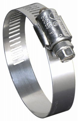 Hose Clamp, Marine Grade, Stainless Steel, 2-1/2 x 4-1/2 In.