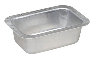 Gutter Drop Outlet, C Style, Mill Finish Aluminum, 3 x 4 In.