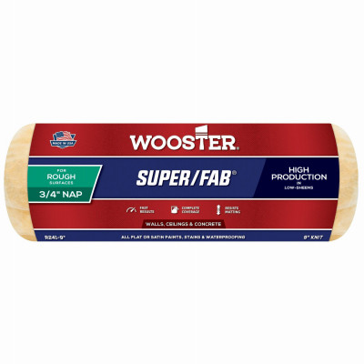 Super/Fab Roller Cover 3/4-In. Nap, 9-In.