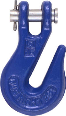 Clevis Grab Hook, Blue, 5/16 In.