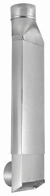 Periscope 90 Degree to Straight Rectangular Aluminum Dryer Duct