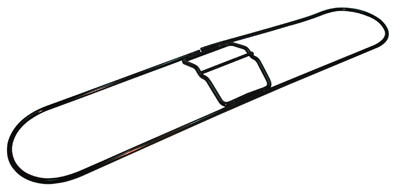Metal Dust Mop Frame, Black, 5 In. x 24 In.