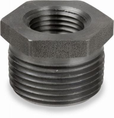 4 x 3 In. Pipe Hex Bushing, Black