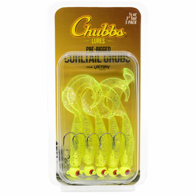 5PK 3" Glitter Rig Grub