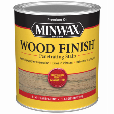 Wood Finish, Classic Gray, 1-Qt.
