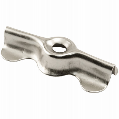 Double-Winged Flush Window Retainer Clips, Nickel Finish, 6-Pk.