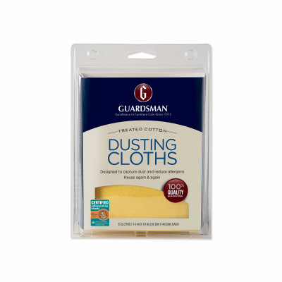 Dusting Cloths, Cotton, 5-Pk.