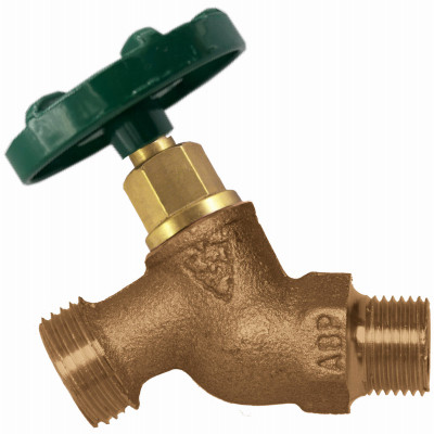 Hose Bibb, Quick Turn, Lead-Free, 3/4 MIP x 3/4 In. Hose Thread