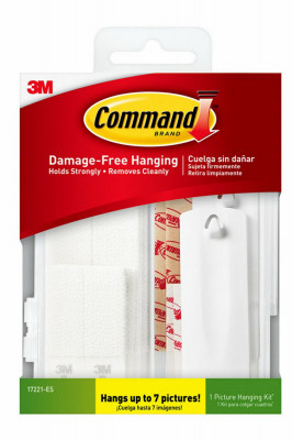 Picture Hanging Strips, Assorted Sizes, 24 Strips