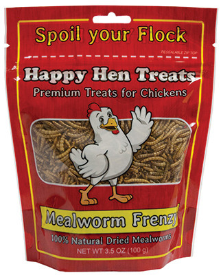 Poultry Treats, Mealworm, 3.5-oz.