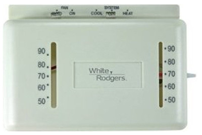 Heat & Cool Thermostat,  Non-Mercury, 24-Volts