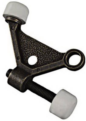 Doorstop, Hinge Pin, Antique Brass