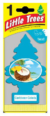 Car Air Freshener, Caribbean Colada