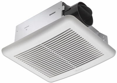 Slim Humidity Fan, 70 CFM, 7-1/2 x 7-1/4 x 4 In.