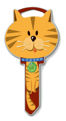 Key Blank, KW1, Cat (5 pieces)