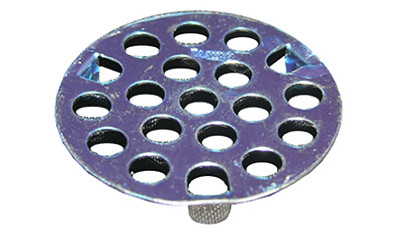 Snap In Drain Strainer, Chrome, 1-5/8 In.